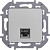 Розетка компьютерная Inspiria RJ45 кат.5E UTP алюм. IEK 673827