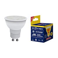 Лампа светодиодная LED-JCDR-10W/WW/GU10/NR Norma 10Вт матовая GU10 (упак. картон) Volpe UL-00003842