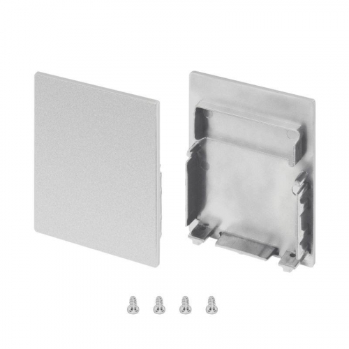Заглушка SL-LINE-4050-3L-LOW глухая пластик (комплект) Arlight 044674