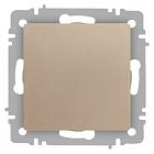Кнопка Accent 6-109-04 10А-250В IP20 СУ шампань Intro Б0063610