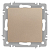 Кнопка Accent 6-109-04 10А-250В IP20 СУ шампань Intro Б0063610