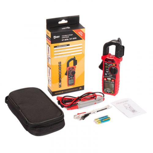 Клещи токовые цифровые KT 207D PROLINE КВТ 91920 фото 13