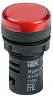 Лампа светосигнальная AD22DS d22мм 110В AC/DC красн. IEK BLS10-ADDS-110-K04