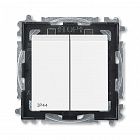 Выключатель 2-кл. Levit IP44 бел./бел. ABB 2CHH595940A4003