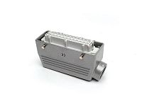 Розетка боковой ввод 24 полюса 16А EMAS EBM24PU10