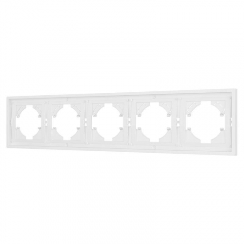 Рамка 5-м FRM-TENDO-PL-5-WH пластик. бел. Arlight 053851