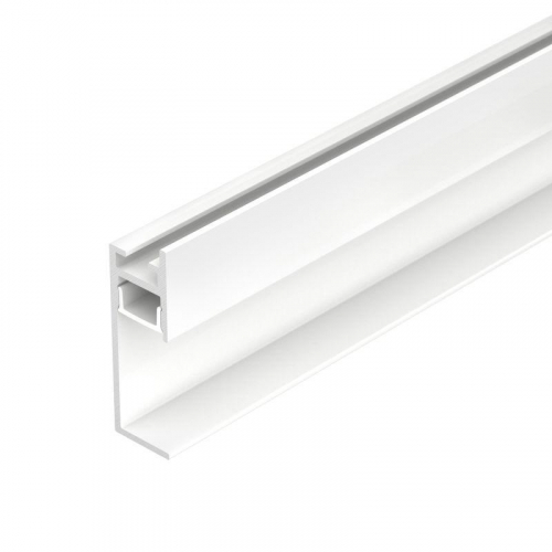 Профиль PLINTUS-H35-F-2000 WHITE L2000 алюм. Arlight 043605