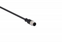 Кабель соединительный 2м со штепселем M12х4 ПУ IP68 EMAS SKM12F4YXP2