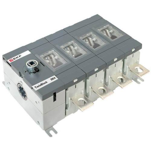 Рубильник 4п 200А без рукоятки управления TwinBlock EKF tb-s-200-4p фото 7