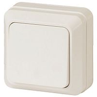 Выключатель 1-кл. ОП Quadro 10А IP20 2-101-02 250В сл. кость Intro Б0053735