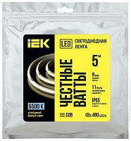 Лента LED COB-480LED 11Вт/м IP65 8мм 24В 6500К (уп.5м) IEK LSR11-2-480-65-3-05