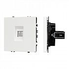 Розетка компьютерная SCT-NOBE-MPC1-SFPL-WH RJ45 кат.6 механизм Arlight 054304