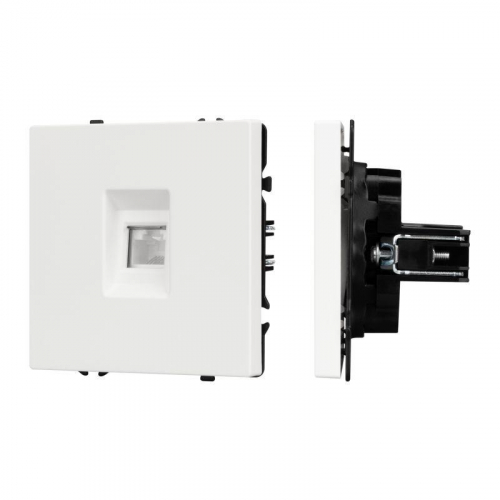 Розетка компьютерная SCT-NOBE-MPC1-SFPL-WH RJ45 кат.6 механизм Arlight 054304