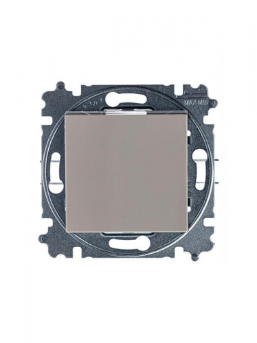 Переключатель перекрестный 1-кл. СП Levit IP20 кофе макиато/бел. ABB 2CHH590745A6018 фото 2