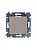 Переключатель перекрестный 1-кл. СП Levit IP20 кофе макиато/бел. ABB 2CHH590745A6018