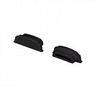 Заглушка ARH-BENT-W18 BLACK глухая пластик Arlight 039590