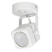Светильник декоративный DLC-S613 GU10/B WHITE Sotto GU10 накладной без лампы выкл. на корпусе метал. бел. Fametto UL-00009423