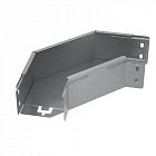 Угол для лотка горизонтальный 90град. 200х100 "ПЛЮС" INOX316L КМ PL10218