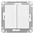 Переключатель 2-кл. AtlasDesign (сх.6+6) 10AX механизм лотос SE ATN001365