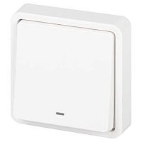Выключатель Эксперт 11-1522-01 с подсветкой IP55 10АХ-250В СУ бел. Эра Б0063279