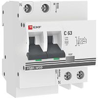 Устройство защиты от дугового пробоя 1P+N C 63А 4.5кА 72мм УЗДП PROxima EKF afdd-2-63C-72-pro