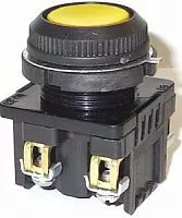 Выключатель кнопочный КЕ-181 У2 исп.1 2з цилиндр IP54 10А 660В желт. Электротехник ET163857