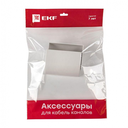 Заглушка 100х40 бел. Plast PROxima (уп.2шт) EKF ecw-100-40x2 фото 5