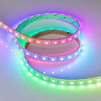 Лента светодиодная SPI-P-B60-12mm 5V RGB-PX1-BPT 12Вт/м IP66 5060 герметичная бегущий огонь (уп.5м) Arlight 041167