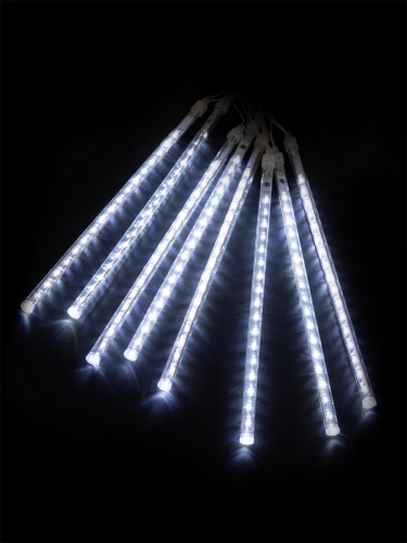 Гирлянда "Сосульки", падающий белый свет, 30 см, 8 шт в комплекте, 3,8 м, TDM фото 5
