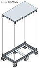 Рама шкафа верхняя/нижняя 1200х400мм ABB EK1240KN