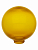 Рассеиватель шар ПММА 250 мм золотой призма (резьба А 85) TDM
