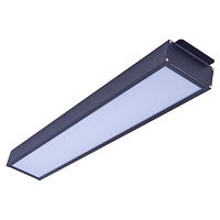 Светильник светодиодный ULP-1060 20W/4000К IP20 GRILYATO OPAL BLACK 20Вт 4000К IP20 2420лм для ячеек 100х100мм потолочн. встраив. в комплекте с источником питания корпус черн. TM Uniel UL-00013543