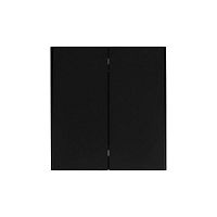 Переключатель проходной 2-кл. СП STRONG 10А антрацит Kranz KR-78-0709-5