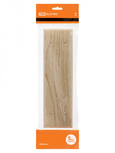 Накладка на бревно деревянная универсальная НБУ 1Пх4 280 мм, сосна TDM фото 3