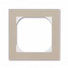 Рамка Levit 1п 55х55 для механизмов BJE кофе макиато/бел. ABB 2CHH015510A4018