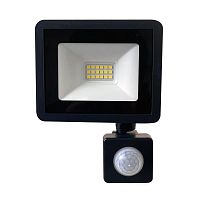 Прожектор светодиодный SFL80-20 20Вт 6400К IP65 AC220В/50Гц 2835SMD с выносным датчиком в компактном корпусе черн. SAFFIT 29522