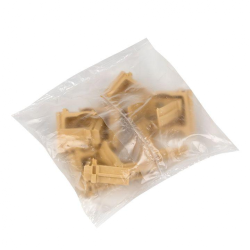 Держатель для труб (клипса) d25мм свет. дерево (уп.10шт) Plast EKF derj-z-25w фото 3