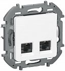 Розетка компьютерная 2-м IEKINSPIRIA RJ45 кат.6 UTP бел. IEK 6738401
