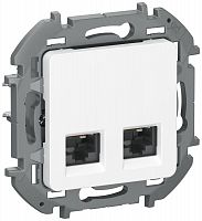 Розетка компьютерная 2-м IEKINSPIRIA RJ45 кат.5Е UTP бел. IEK 6738351