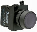 Кнопка нажимная круглая черн. (1НО+1НЗ) EMAS CP102DH