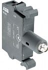 Патрон MLBL-01Y со встроен.  светодиод. желт. 24В AC/DC ABB 1SFA611621R1013