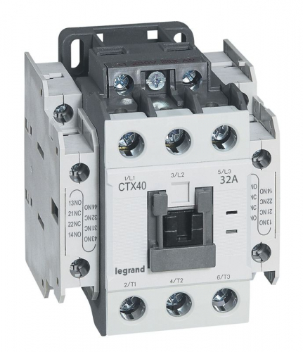 Контактор CTX3 3п 32А кат. 415В AC 2НО+2НЗ AC-3 Leg 416129