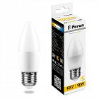 Лампа светодиодная LB-570 9Вт C37 свеча 2700К E27 230В FERON 25936