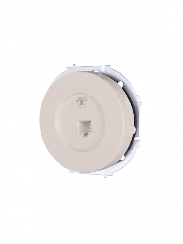 Розетка телефонная СП OSEN RJ11 евро механизм сл. кость LEZARD 743-9088-137 фото 2