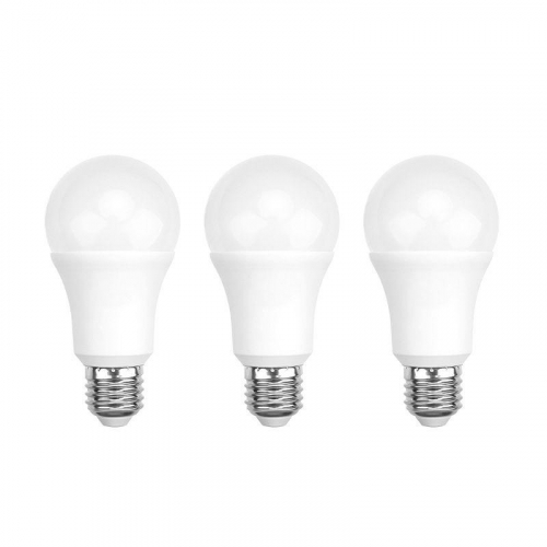 Лампа светодиодная 25.5Вт A60 грушевидная 2700К E27 2423лм(уп.3шт) Rexant 604-015-3