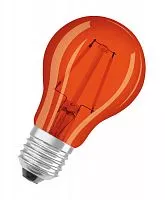 Лампа светодиодная филаментная LEDSCLA15 2.5W/515 230VOR 160лм 2.5Вт 1500К тепл. бел. E27 A угол пучка 300град. 220-240В (замена 17Вт) оранж. стекло OSRAM 4058075433960