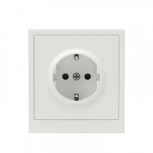 Розетка силовая KANT 2P+E без шторки бел. песок DKC 7010033 фото 6