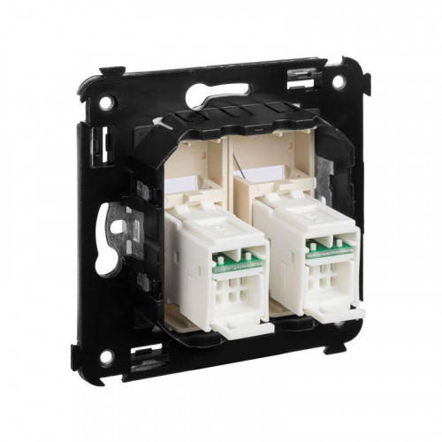 Розетка компьютерная 2-м СП Avanti "Ванильная дымка" RJ45 кат.6A DKC 4405374 фото 4