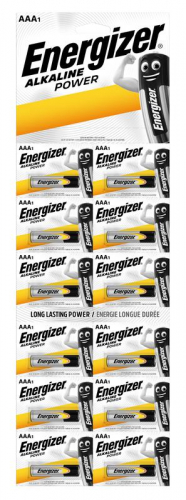 Элемент питания алкалиновый AAA/LR03 ENR Power ALK BP12 (блист.12шт) Energizer E302283400