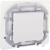 Переключатель 1-кл. Inspiria 10А IP44 250В 10AX механизм бел. IEK 673670